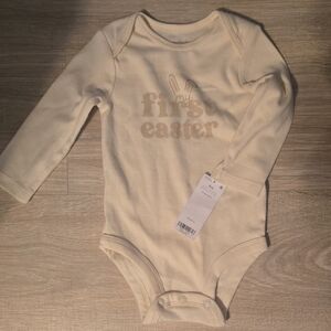 Carter's Cream 'My First Easter' Bodysuit